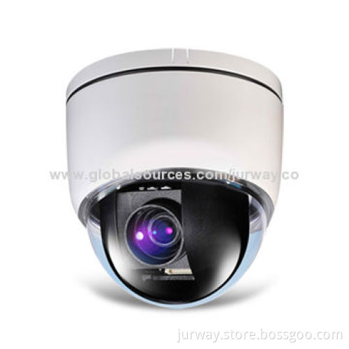 High-speed Dome PTZ Camera for Security Purposes with 1/4-inch CCD Image Sensor, 500/570TVL